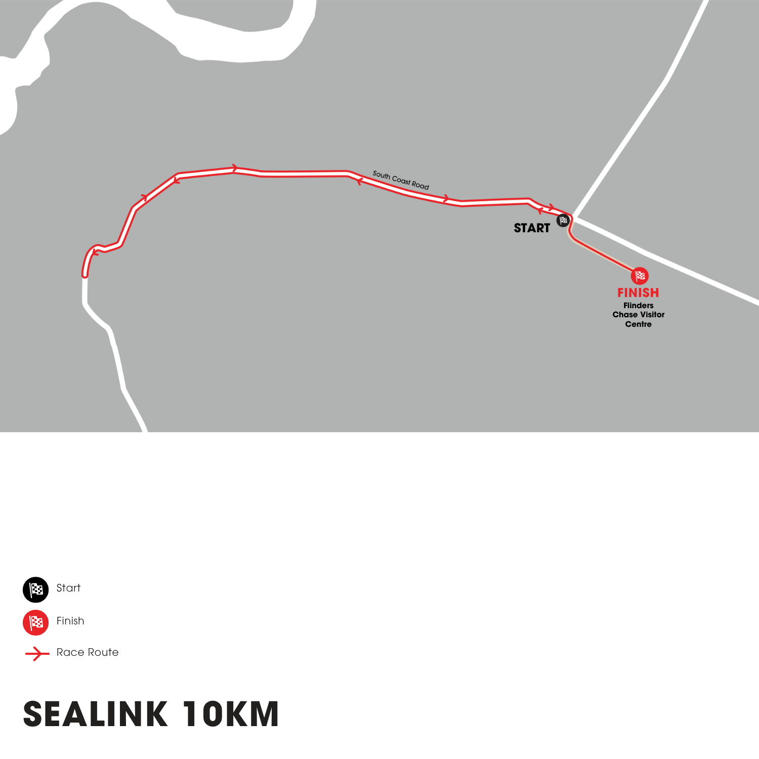 Kangaroo Island Half Marathon Course Map